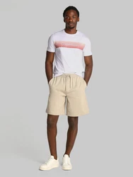 Calvin Klein T-Shirt LINEAR OMBRE CHEST LOGO Rosa/Braun/Rot/Grau/Weiß/Gelb