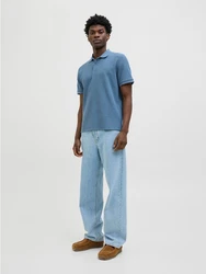 JACK & JONES Poloshirt JJEAUSTIN Blau/Hellblau/Grau