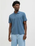 JACK & JONES Poloshirt JJEAUSTIN Blau/Hellblau/Grau JACK & JONES Poloshirt JJEAUSTIN Blau/Hellblau/Grau