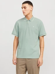 JACK & JONES Poloshirt JJEAUSTIN Hellgrün/Grün