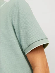 JACK & JONES Poloshirt JJEAUSTIN Hellgrün/Grün