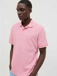 JACK & JONES Poloshirt JJEAUSTIN Rosa/Rot
