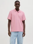 JACK & JONES Poloshirt JJEAUSTIN Rosa/Rot JACK & JONES Poloshirt JJEAUSTIN Rosa/Rot