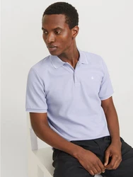 JACK & JONES Poloshirt JJEAUSTIN Hellblau/Blau/Fliederfarben