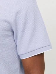JACK & JONES Poloshirt JJEAUSTIN Hellblau/Blau/Fliederfarben