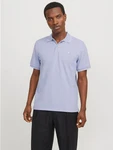 JACK & JONES Poloshirt JJEAUSTIN Hellblau/Blau/Fliederfarben JACK & JONES Poloshirt JJEAUSTIN Hellblau/Blau/Fliederfarben