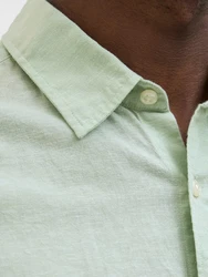 JACK & JONES Hemd 'JJEBREEZE' Hellgrün/Grün/Türkis