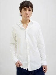 JACK & JONES Hemd 'JJEBREEZE' Weiß