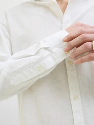 JACK & JONES Hemd 'JJEBREEZE' Weiß