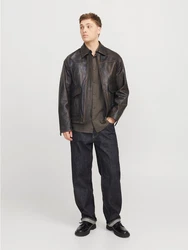 JACK & JONES Hemd 'JJESummer' Khaki/Grau/Dunkelgrau/Braun/Dunkelbraun/Dunkelgrün