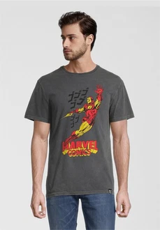 Marvel Comics T-Shirt Iron Man Rot/Dunkelgrau/Silber/Hellgrau/Braun Marvel Comics T-Shirt Iron Man Rot/Dunkelgrau/Silber/Hellgrau/Braun