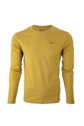 FORSBERG Sweatshirt Longsleeve Gelb/Braun