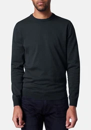 Rundhalspullover Strick RH 100% softer Baumwoll-Strick