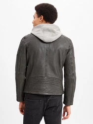 Finshley & Harding Lederjacke Cyprus Dunkelgrau/Grau/Hellgrau/Khaki/Dunkelgrün/Braun