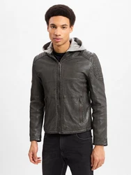 Finshley & Harding Lederjacke Cyprus Dunkelgrau/Grau/Hellgrau/Khaki/Dunkelgrün/Braun