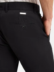 Alberto Chinohose Herren Chino Lou Khaki/Schwarz