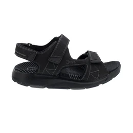 ALEXANDER Black Sandale, Nubuck Leder, Active-Sohle, Kategorie Em Sandale