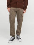 JACK & JONES JJIPAUL JJFLAKE AKM 542 Hose Khaki/Dunkelgrün