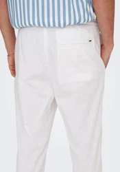 ONLY & SONS 7/8-Hose ONSLinus (1-tlg) Weiß/Creme