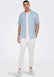 ONLY & SONS 7/8-Hose ONSLinus (1-tlg) Weiß/Creme