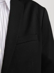 JACK & JONES Sakko 'JPRJaxon' Schwarz/Weiß/Dunkelgrau
