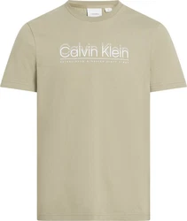 Calvin Klein T-Shirt CP-DOUBLE LOGO T-SHIRT Khaki