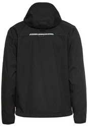 camel active Softshelljacke Funktionsjacke Regular Fit Schwarz/Dunkelgrau/Grau