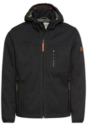 camel active Softshelljacke Funktionsjacke Regular Fit Schwarz/Dunkelgrau/Grau