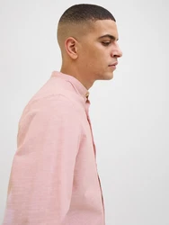 Jack & Jones Langarmhemd JJESUMMER BAND SHIRT LS SN Rosa