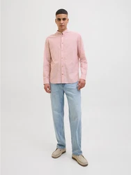 Jack & Jones Langarmhemd JJESUMMER BAND SHIRT LS SN Rosa