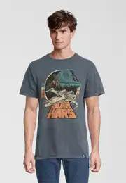 T-Shirt Star Wars Empire Strikes Back Retro X-Wing im zeitlosen Design