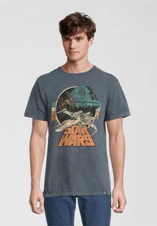 Recovered T-Shirt Star Wars Empire Strikes Back Retro X-Wing Dunkelgrün/Braun/Dunkelblau/Dunkelgrau/Rot/Blau/Hellgrau/Grau