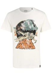 Recovered T-Shirt Star Wars Empire Strikes Back Retro X-Wing Hellblau/Weiß/Rot/Orange/Creme/Grün
