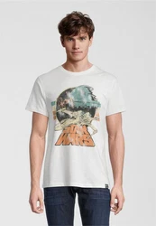Recovered T-Shirt Star Wars Empire Strikes Back Retro X-Wing Hellblau/Weiß/Rot/Orange/Creme/Grün