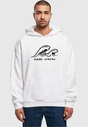 Merchcode Kapuzensweatshirt Summer - Make waves Ultra Heavy Hoody (1-tlg) Weiß/Creme