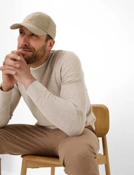 Brax Strickpullover Khaki/Beige/Braun
