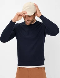 Brax Strickpullover Dunkelblau/Hellblau