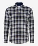 Brax Hemd Dunkelblau/Hellblau/Blau
