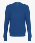 Brax Rundhalspullover Blau