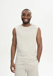 MELA Tanktop SUJAY Schwarz/Weiß/Beige/Hellblau