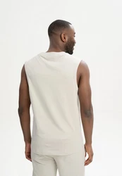 MELA Tanktop SUJAY Schwarz/Weiß/Beige/Hellblau