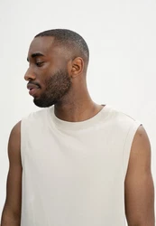 MELA Tanktop SUJAY Schwarz/Weiß/Beige/Hellblau