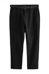 Chinohose Straight Fit Chinohose mit weichem Griff + Grtel (2-tlg)