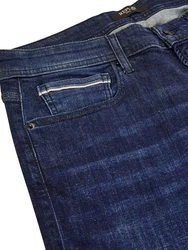 Replay Straight-Jeans Herren Grover Denim Hose Dunkelblau/Blau/Lila
