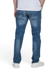 Replay Straight-Jeans Herren Grover Denim Hose Blau/Hellblau