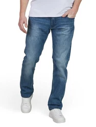Replay Straight-Jeans Herren Grover Denim Hose Blau/Hellblau