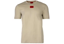 HUGO T-Shirt Diragolino212 10229761 01 Khaki/Beige