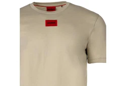 HUGO T-Shirt Diragolino212 10229761 01 Khaki/Beige