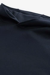 Next Kapuzenpullover Scuba-Hoodie (1-tlg) Dunkelblau/Blau