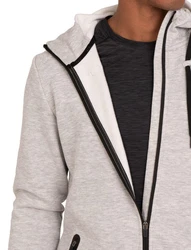 TCA Herren Hoodie Revolution Hellgrau